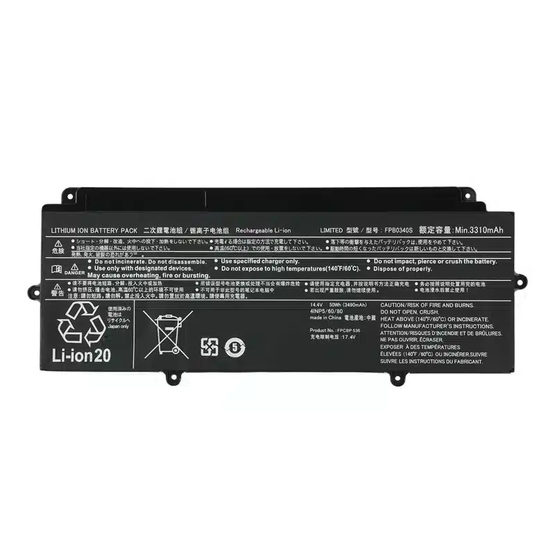 高品質の富士通 Fujitsu FPB0340S バッテリー交換用
