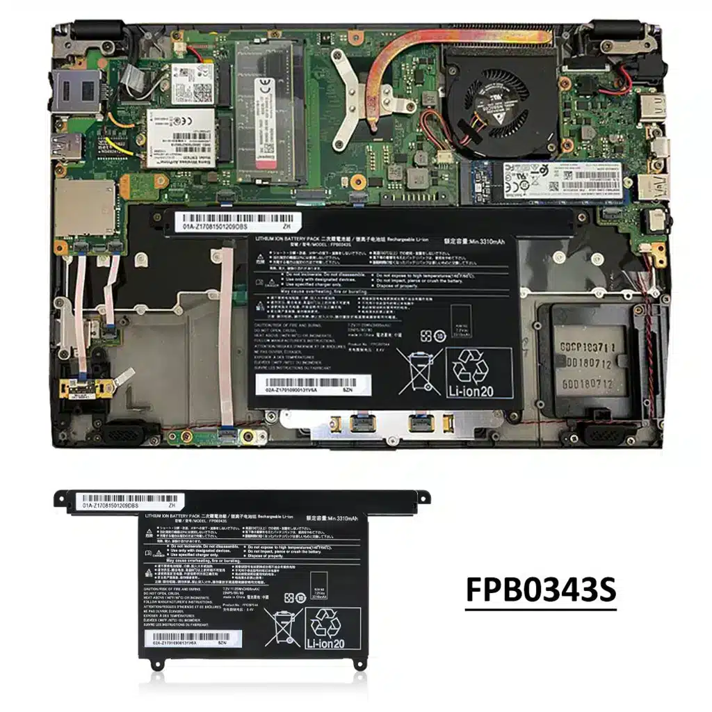 高品質の富士通 FPB0343S FPCBP544 CP777632-01 CP749821-01 LIFEBOOK UHバッテリー互換長寿命