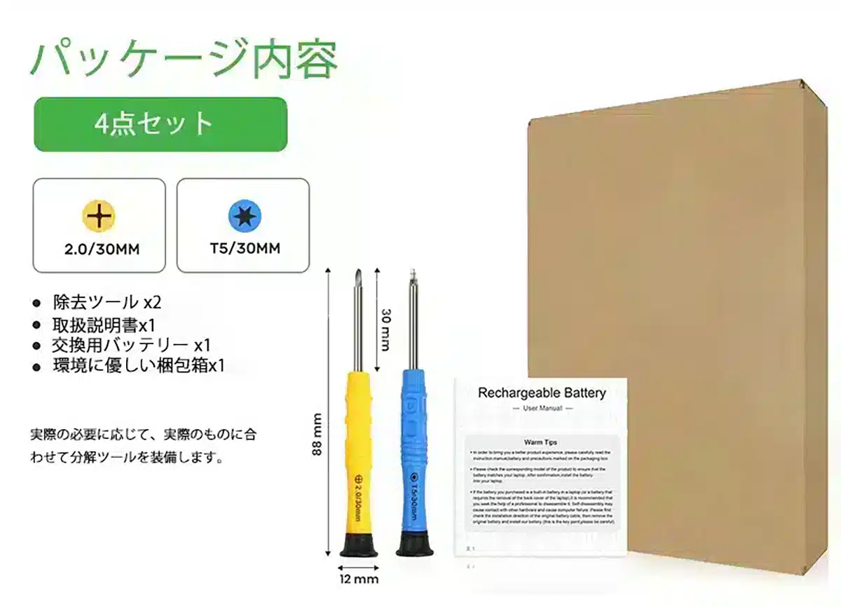 batteryproの製品パッケージ