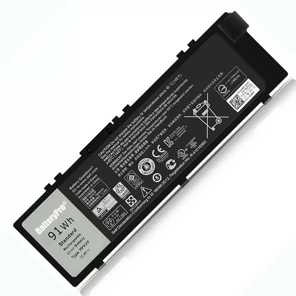 高品質のDell MFKVP 1G9VM GR5D3 M28DH バッテリーの交換