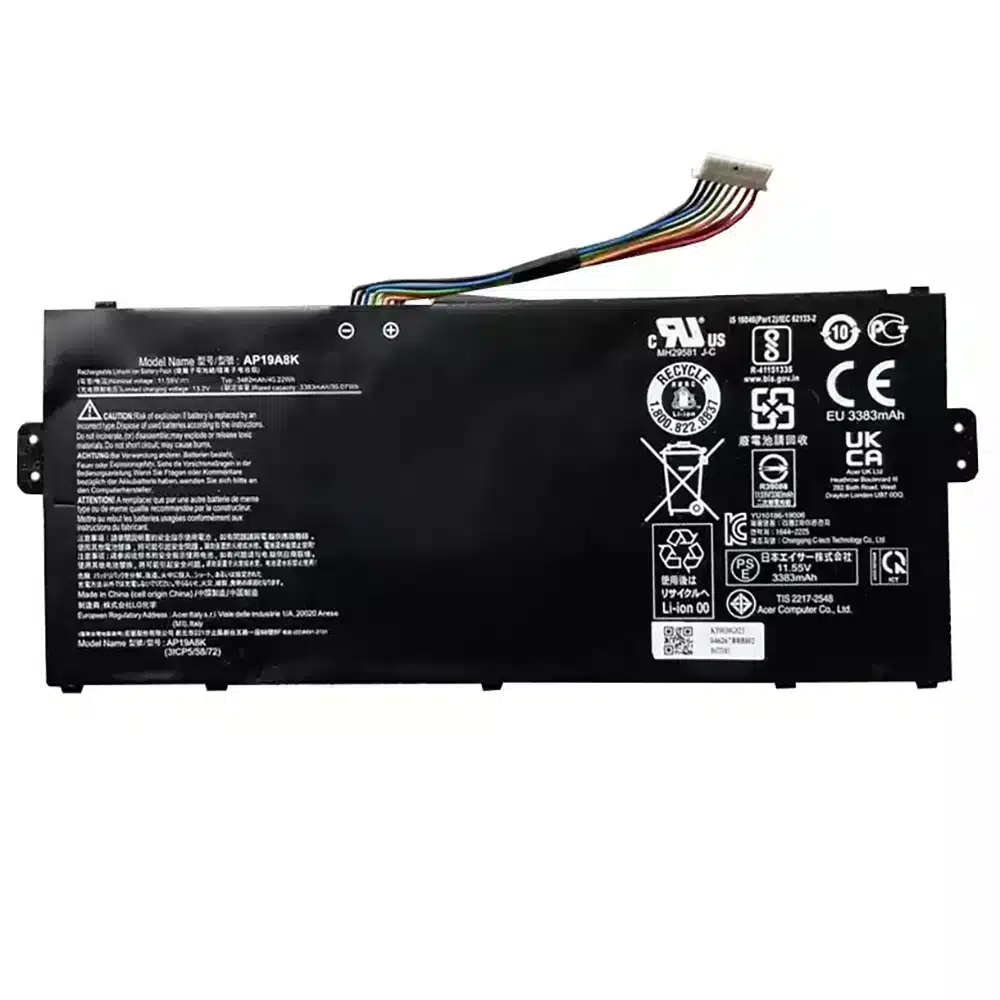 新品 Acer Ap19A5K バッテリー交換の通販