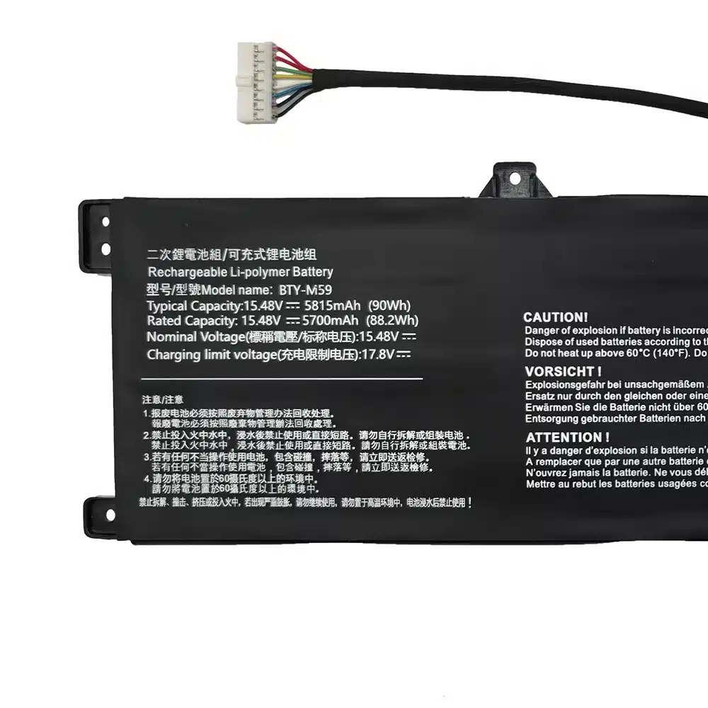 高品質 Msi BTY-M59 バッテリー 交換