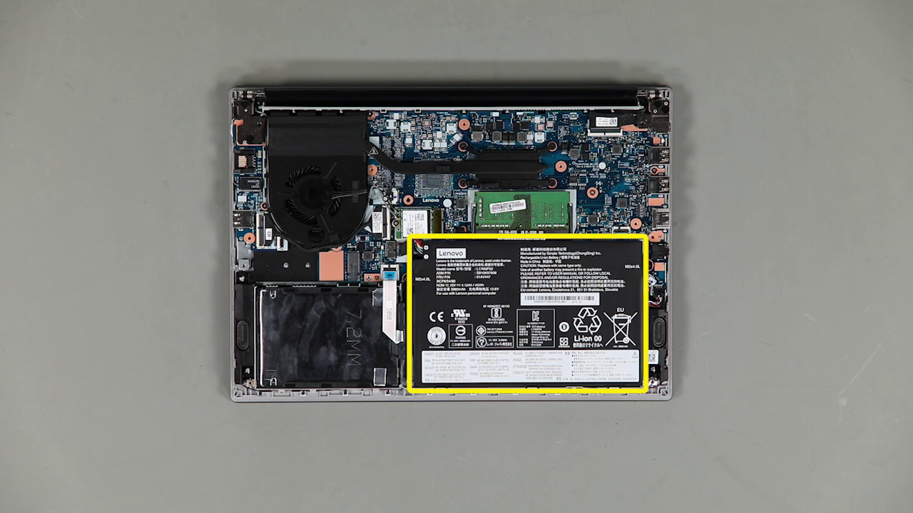 ThinkPad E14 Gen 1 内蔵バッテリー交換ガイド