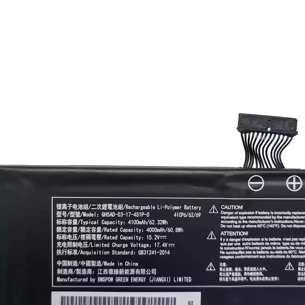 新品 Intel NUC23 X15 バッテリー 交換用 GH5AD-03-17-4S1P-0