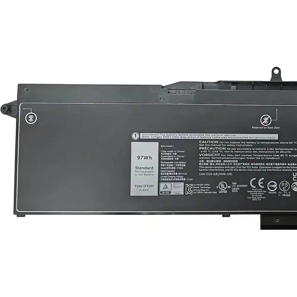 Dell D191G 1WJT0 1FXDH ノートパソコンバッテリー