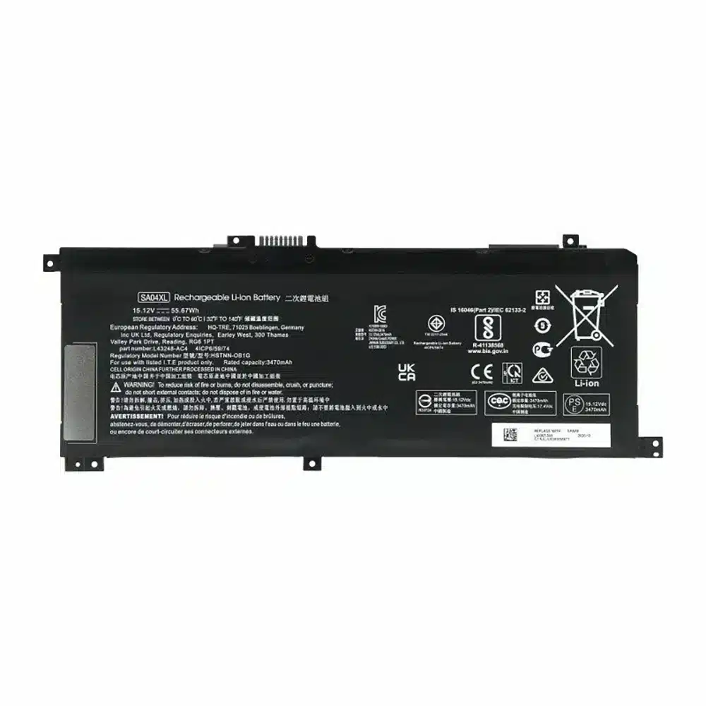 高品質HP N55629-005 交換バッテリー 充電池