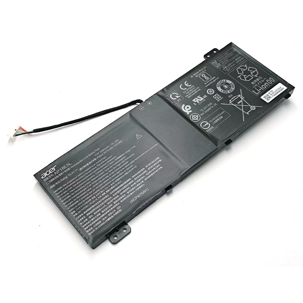 Acer AP18E5L バッテリー交換 3580mAh 15.4V